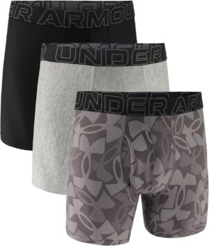 Under Armour Men's Standard Tech 6" Boxerjock, Multipack