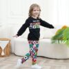 Toddler Kid Girl Clothes Letter Graphic Pullover Sweatshirt + Leggings 2PC Girls Fall Winter Pant Set