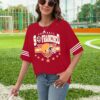 Football Shirts for Women Oversized: Game Day Football Season Football Lovers Fans Short Sleeve Graphic Tee Top