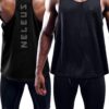 NELEUS Men's 3 Pack Dry Fit Y-Back Muscle Tank Top