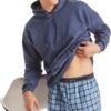 Hanes Men's Tagless Boxer Underwear, Exposed Waistband, Multi-packs Available