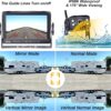 RV Backup Camera Wireless Plug and Play: Pre-Wired for Furrion System Recording Wide View Rear View Camera Clear Night Vision HD 1080P 7'' Touch Key Monitor for Trailer Camper Motorhome Yakry Y27-N