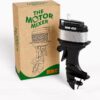 The Motor Mixer by HMC - Novelty Boat Motor Coffee Mixer Wind-Up Outboard Mini Boat Motor Stirrer Toy Beverage Works with Cups, Mugs, & Glasses - Unique Drink Mixing Gadget