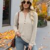 Sweaters for Women Fashion Long Sleeve Tops Pullover V Neck Casual Loose Sweatshirt