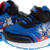 Josmo Kids Sonic the Hedgehog Sneakers LED Light Up Shoe (Toddler/Little Kid)