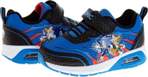 Josmo Kids Sonic the Hedgehog Sneakers LED Light Up Shoe (Toddler/Little Kid)