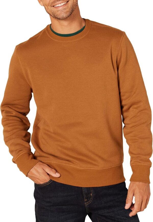 Amazon Essentials Men's Fleece Crewneck Sweatshirt (Available in Big & Tall)