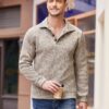 COOFANDY Men's Casual Slim Fit Pullover Sweater Knitted Thermal Sweatshirt