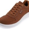 WHITIN Men's Wide Barefoot Shoes | Canvas Minimalist Sneakers | Zero Drop Sole