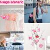 8 Pcs Scented Hanging Oil Car Freshener Preppy Air Car Freshener Ornaments Pink Car Air Freshener Slice Essential Pendant Scented Diffuser for Car Interior Accessories Home Valentine Gift(Cherry)