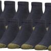 GOLDTOE Mens's 656p Cotton Ankle Athletic Socks, Multipairs