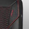 CAR PASS 3D Foam Mesh Leather Car Seat Covers Front Seats, Air Cool Mesh Front Seat Covers for Car, Universal Fit for SUV Truck Sedan Automotive, Armrest Airbag Compatible,Black and Red