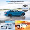 AUTO-VOX Wireless Backup Camera for Car Easy Install: No Delay 5" HD 1080P Rear View Camera with Clear Night Vision 2 Channels, IP69K Waterproof Back Up Camera System for Truck, Pickup, SUV, Van - W12