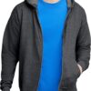 Hanes Men's EcoSmart Fleece Full-Zip Hoodie Sweatshirt