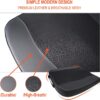 Car Seat Cushion, Comfort Memory Foam Car Cushions for Driving - Sciatica & Lower Back Pain Relief, Seat Cushion for Car Seat Driver, Office Chair, Wheelchair (Black)