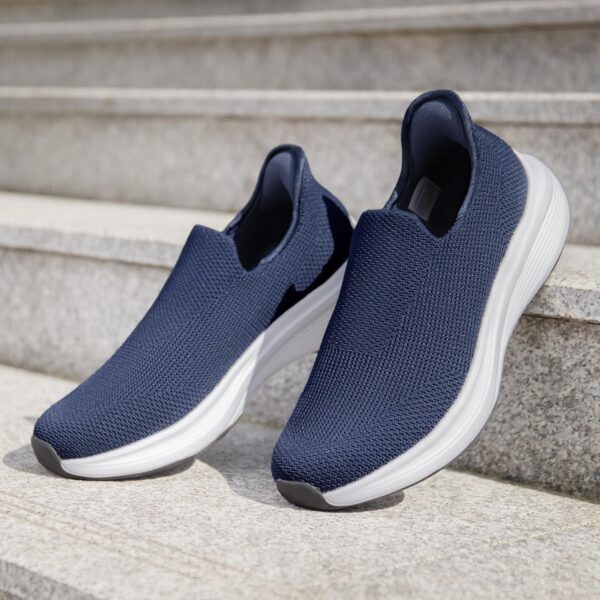 Bruno Marc Men's Hands Free Slip-on Loafers Comfortable Walking Shoes Breathable Knit Casual Sneakers