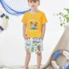 YUEMION Toddler Baby Boy Summer Outfit 1-5T Baby Boy Clothes Short Sleeve T-Shirts Top + Shorts 2Pcs Boy Clothing Casual Set