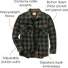 Legendary Whitetails Men's Navigator Fleece Button Up Shirt