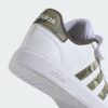 adidas Unisex-Child Grand Court 2.0 Elastic Lace Sneaker