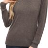 Arach&Cloz Women Spring Fashion Wool Blend Sweater 2025 Long Sleeve Crew Neck Business Casual Pullover Tops Trendy Outfits