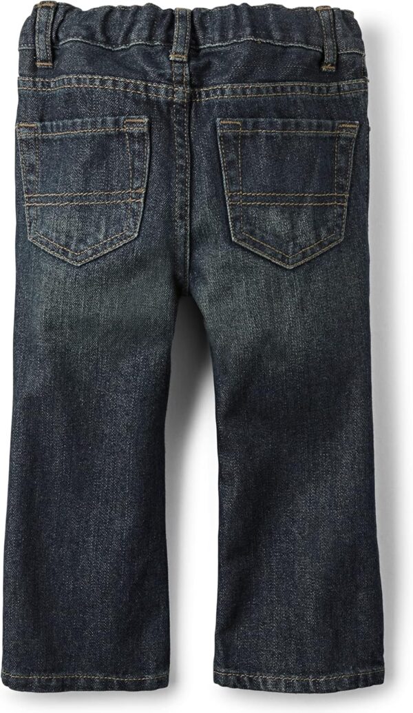 The Children's Place Baby and Toddler Boys' Basic Bootcut Jeans