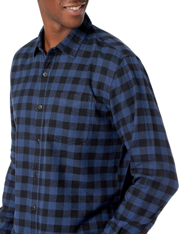 Amazon Essentials Men's Long-Sleeve Flannel Shirt (Available in Big & Tall)