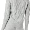 Amazon Essentials Women's Winter Sweater, Soft Touch Funnel Neck Cable Knit