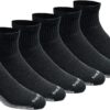 Dickies Men's Dri-tech Moisture Control Quarter Socks, Available in M-XXL (6, 12, 18 Pairs)