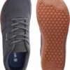 WHITIN Men's Wide Barefoot Shoes | Canvas Minimalist Sneakers | Zero Drop Sole