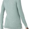 Amazon Essentials Women's Lightweight Long-Sleeve Cable Crewneck Sweater (Available in Plus Size)