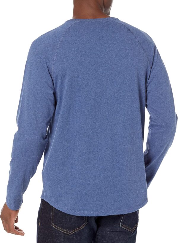 Amazon Essentials Long Sleeve Shirt for Men, Regular-Fit Henley, Available in Big & Tall