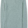 Amazon Essentials Women's Lightweight Long-Sleeve Cable Crewneck Sweater (Available in Plus Size)