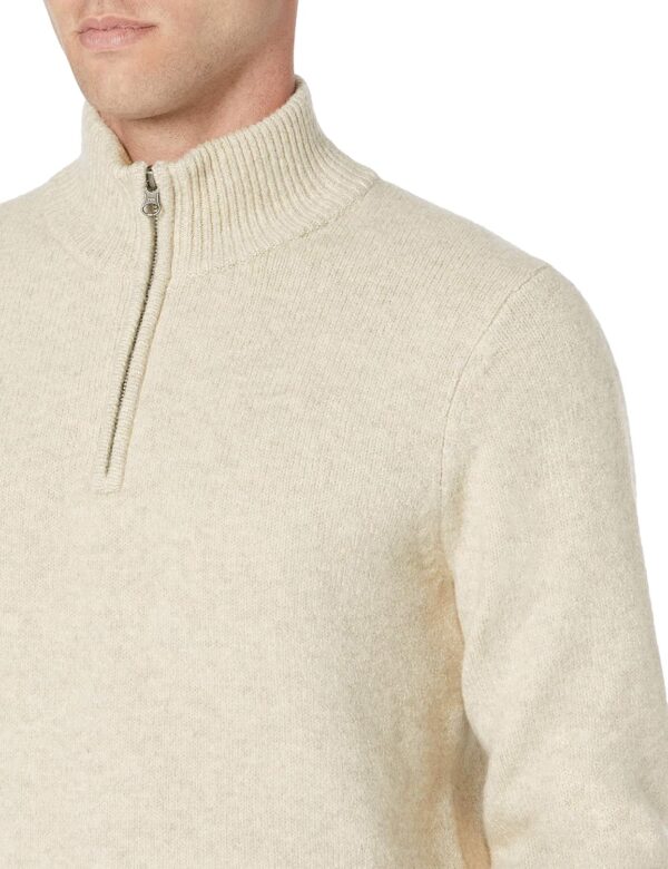 Amazon Essentials Men's Long-Sleeve Soft Touch Quarter-Zip Sweater