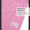 PUMA Girls' Jogger Set - 2 Piece Athletic Tricot Flare Pants and Zip Up Jacket for Girls (4-14)