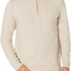 Amazon Essentials Men's Long-Sleeve Soft Touch Quarter-Zip Sweater