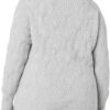 Amazon Essentials Women's Winter Sweater, Soft Touch Funnel Neck Cable Knit