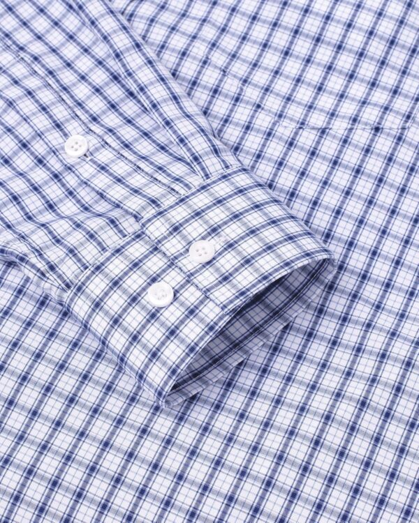 Alimens & Gentle Men's Plaid Button Down Shirts Cotton Long Sleeve Dress Shirts Regular Fit Gingham Shirts