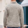 COOFANDY Men's Casual Slim Fit Pullover Sweater Knitted Thermal Sweatshirt