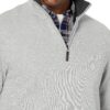 Amazon Essentials Men's Quarter-Zip French Rib Sweater