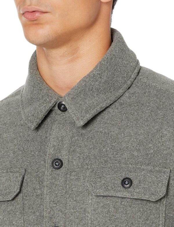 Amazon Essentials Men's Long-Sleeve Polar Fleece Shirt Jacket